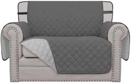 Easy-Going Reversible Couch Cover, Chair 30 in, Gray/Light Gray by Easy-Going