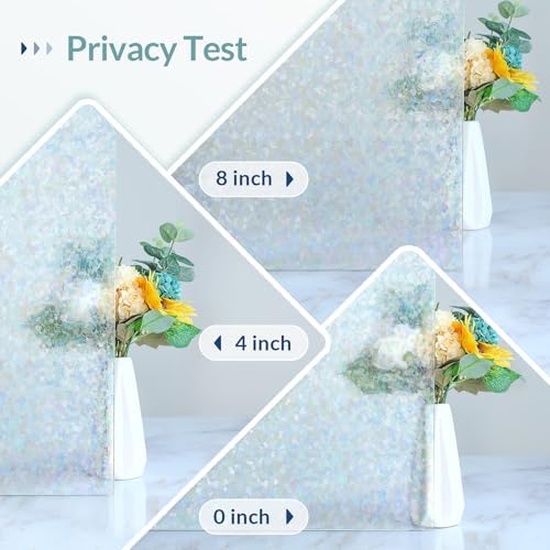 Haton Window Privacy Film, Rainbow Film, 17.5" x 78.7" - Image 4