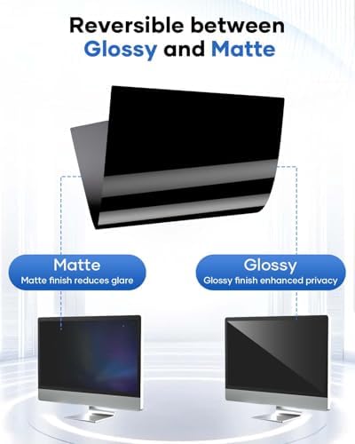 [2 Pack 21.5 Inch Computer Privacy Screen for 16:9 Aspect Ratio - Image 2