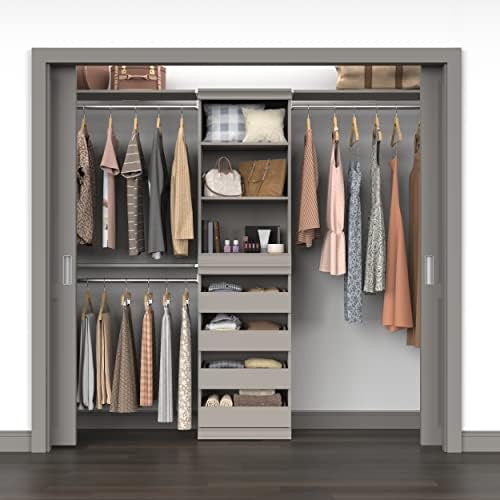 ClosetMaid Modular Storage Closet Organizer, Taupe - Image 2