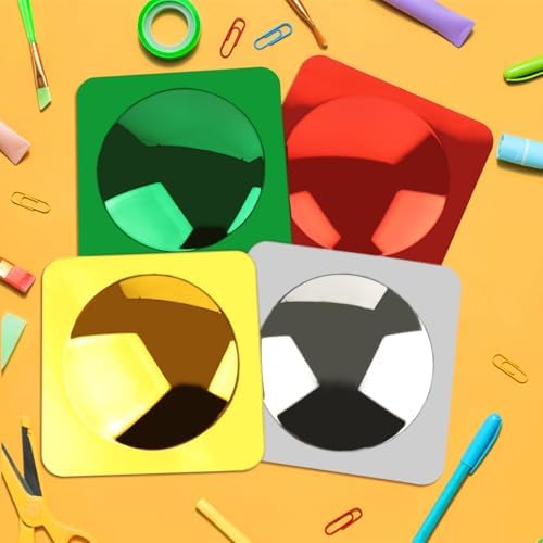 4PCS Sensory Wall Bubble Mirror, Color Convex Acrylic Mirror, 10 X 10 Inch - Image 7