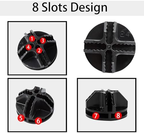 40PCS Cube Connectors Plastic Storage Wire Cube Connectors ABS Connectors Organizer for Modular Closet Storage Organizer, Wire Shelving, Wardrobe, Shoe Rack Clips, Pet Carrier, Black - Image 3