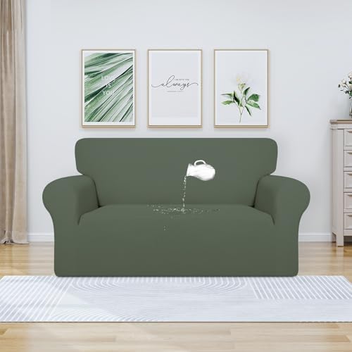 PureFit Waterproof Loveseat Couch Cover Slipcovers for Couches and Sofas - Image 2