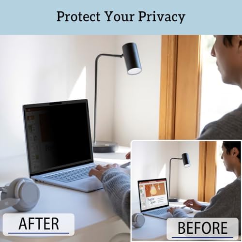 ZOEAGG Removable Privacy Screen for Surface Laptop Go 12.4 inch,Reusable/Easy Installation/Anti-Spy/Anti-Glare/Anti Blue Light,Microsoft Surface Laptop Go 12.4 inch(Go 3/2/1) Privacy Screen Protector - Image 4