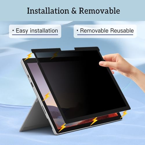 Surfcae Pro 13 inch Privacy Screen, for Microsoft Surface Pro 11/10/9/8/X - Image 4