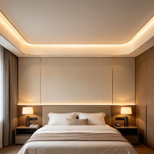 26.2Ft Peel and Stick Wall Molding Trim Gold - Image 5