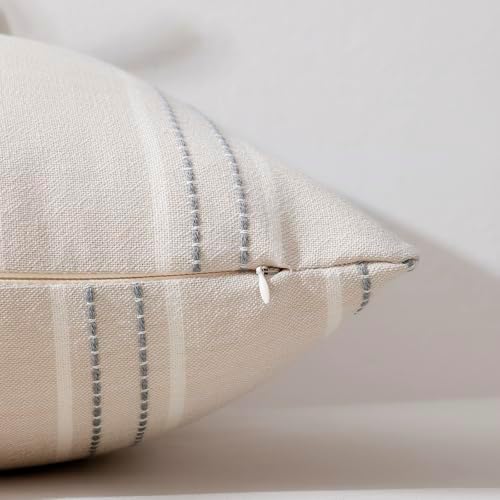 Hckot Grey Decorative Throw Pillow Covers 12x20 Set of 2 Boho Pillow Covers - Image 4