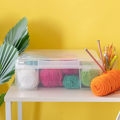 IRIS USA Scrapbook Case |Made in USA| Fits 12"x12" - Thick (1-Pack) - Clear - Image 6