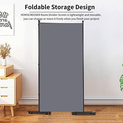 Room Divider 3 Panel Folding Privacy Screen, Round Pad Design Wall Divider - Image 4