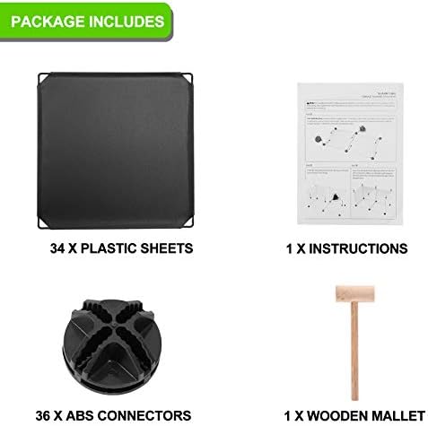 Cube Storage Organizer, 9-Cube DIY Plastic Closet Cabinet Modular Bookcase, Storage Shelves for Bedroom Living Room, Office, Black - Image 6