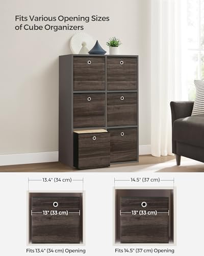 SONGMICS Storage Cubes, Set of 6, 13-Inch Foldable Closet Organizers - Image 4