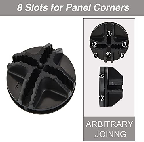 Jovitec 48 Pieces ABS Cube Connectors for Wire Storage Organizer, Black - Image 5