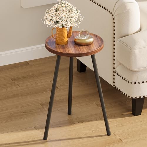 Small Couch Side Table, Drink Table, Mini Round End Table, Coffee Table, Snack Table for Small Spaces, Living Room, Bedroom, Sofa LET520DR - Image 5