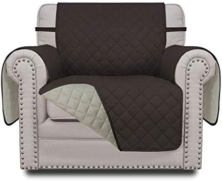 Easy-Going Reversible Couch Cover, Small Chair, Chocolate/Beige by Easy-Going