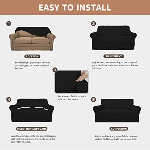 Easy-Going 100% Waterproof Oversized Chair Couch Cover, Stretch Sofa Cover - Image 5