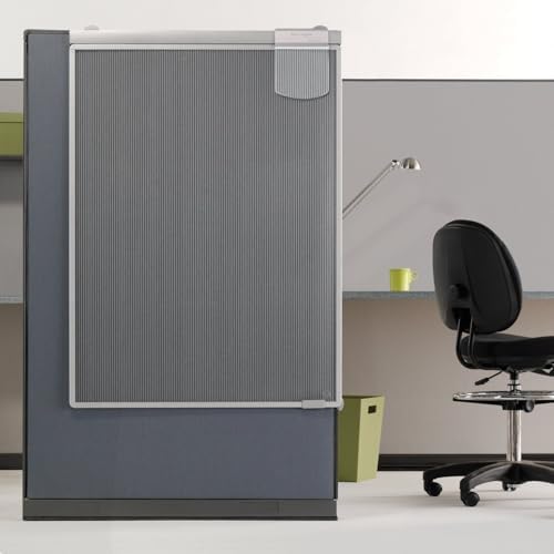 Quartet Workstation Privacy Screen, 36" x 48", For Cubicle or Office, Adjustable Height, Sliding, Sturdy Aluminum Frame, Includes Attachable Whiteboard (WPS1000) - Image 5
