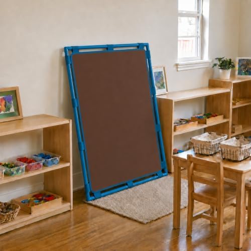 Children's Factory Big Screen PlayPanel, CF900-926, Walnut, Toddler Classroom Room Divider, Kids Daycare or Preschool Free-Standing Partition Screen by ChildrensFactory