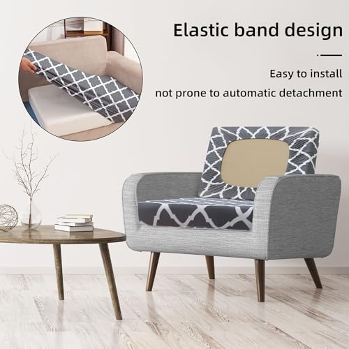 8 Pcs Outdoor Cushion Covers, Patio Sofa Cushion Covers Replacement - Image 6
