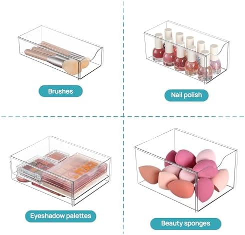 Vtopmart Acrylic Desk Organizer with 8 Drawers for Office, Makeup, Crafts - Image 6