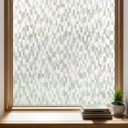 Metropolis Window Privacy Film by Artscape - Decorative Frosted Glass Design, Static Cling, Day and Night Privacy, Reduces Glare, Easy to Apply and Removable, Made in USA - 36 x 72 Inch by Unknown