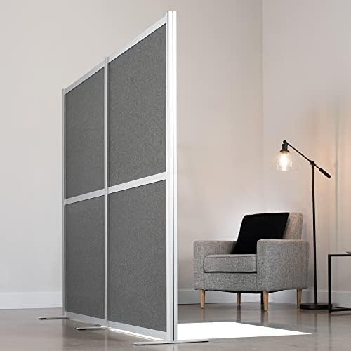 VIVO Dark Gray Freestanding 76 x 66 inch Privacy Panel, PP-MWS63D - Image 2