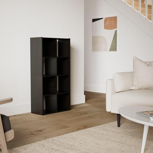 Furinno Pelli Cubic Storage Cabinet, 4x2, Espresso - Image 2
