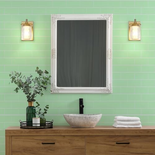 STICKGOO 10-Sheet Backsplash Peel and Stick Subway Tile, Self Adhesive Vinyl Wall Tiles, Stick on Backsplash for Kitchen and Bathroom(Thicker Design, Light Sage) - Image 4