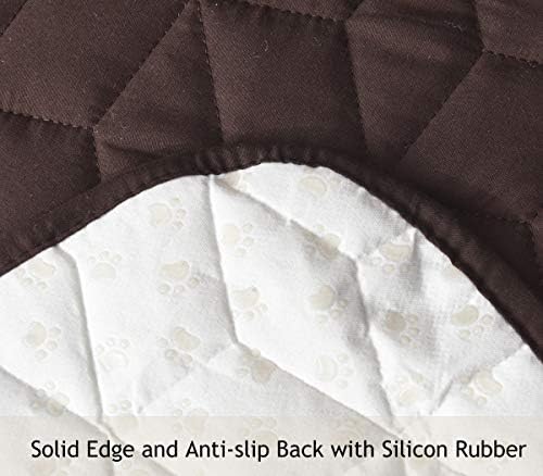 Ameritex Couch Sofa Slipcover 100% Waterproof Nonslip Quilted Furniture Protector Slipcover for Dogs, Children, Pets Sofa Slipcover Machine Washable (Chocolate, 78'') - Image 5
