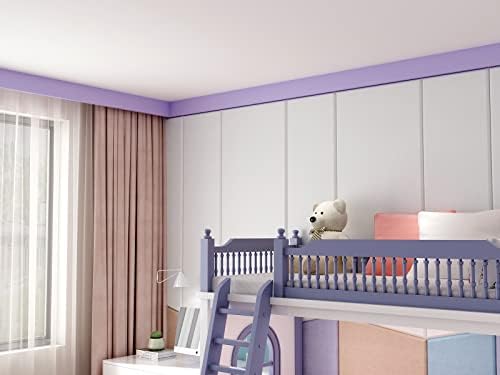 YENHOME Purple Bulletin Board Borders 3"X590" Classroom Borders for Bulletin Board Self Adhesive Bulletin Board Border Removable Self Stick Wallpaper Border Peel and Stick Wall Border for Bedroom - Image 6
