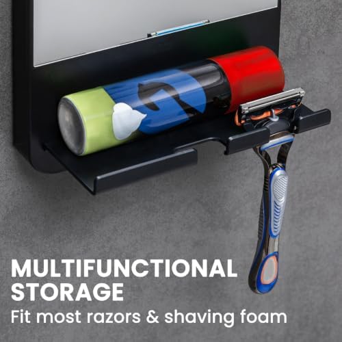 TAILI Shower Mirror Fogless for Shaving,Fogless Mirror Suction Wall Mounted - Image 5