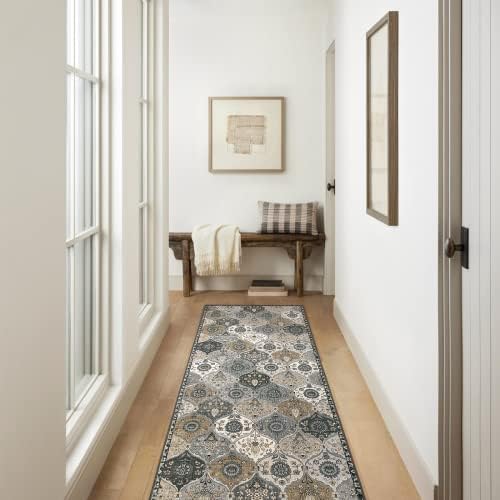 Lahome Moroccan Kitchen Runner Rug, 2'5''x8' Soft Washable Runner Non Slip - Image 5