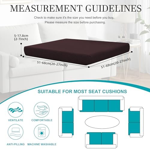 14 Pcs Outdoor Cushion Covers, Patio Sofa Cushion Covers Replacement - Image 2
