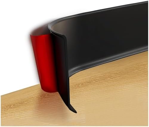 Art3d 20 ft Flexible Peel and Stick Crown Molding Trim, Wall Decor, Black by Art3d