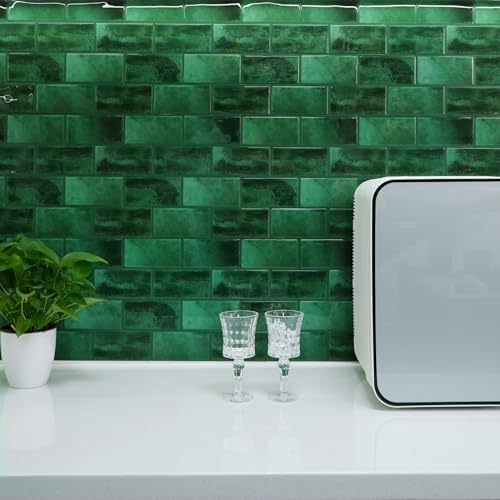 STICKGOO 10-Sheet Subway Tile Peel and Stick Backsplash, Self Adhesive Vinyl Wall Tiles, Stick on Backsplash for Kitchen and Bathroom(Thicker Design) - Image 4