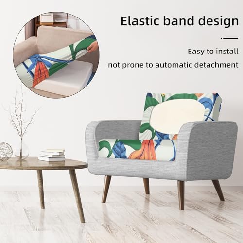 8 Pcs Outdoor Cushion Covers, Patio Sofa Cushion Covers Replacement - Image 6