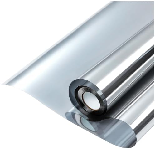 rabbitgoo Window Privacy Film One Way, 29.5" x 78.7", Silver by rabbitgoo