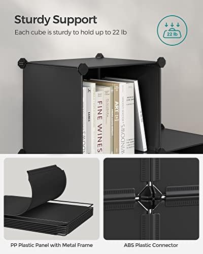 SONGMICS 6 Cube Storage Organizer, extra large DIY Closet Shelf - Image 5
