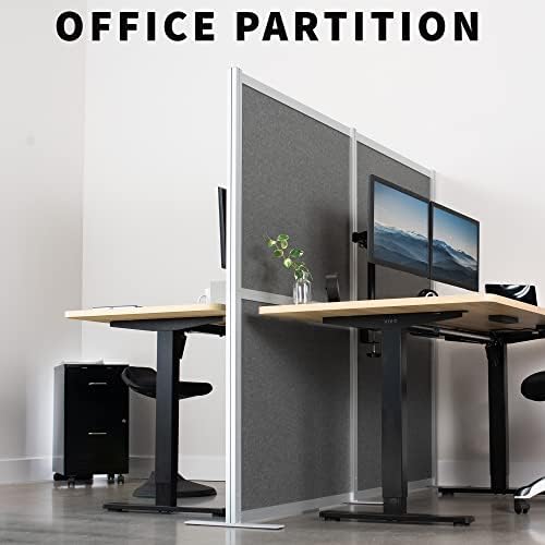 VIVO Dark Gray Freestanding 76 x 66 inch Privacy Panel, PP-MWS63D - Image 4