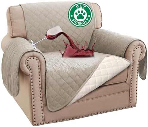 Turquoize 100% Waterproof Chair Covers Couch Covers for Dogs, Chair 23" by Turquoize