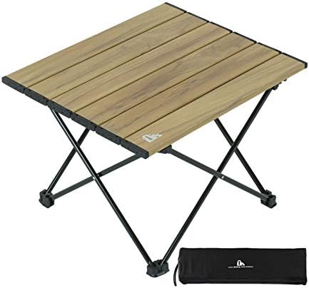 iClimb Ultralight Compact Camping Folding Table (Nature- S) by iClimb