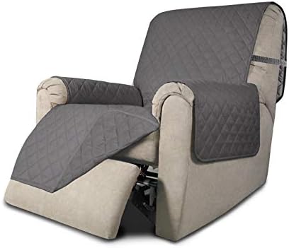 Easy-Going Reversible Couch Cover, Recliner 19 in, Gray/Gray by Easy-Going