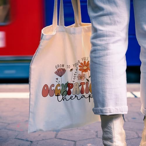 Occupational Therapy Canvas Tote - Mental Health, OT Appreciation Bag for Women - Image 3