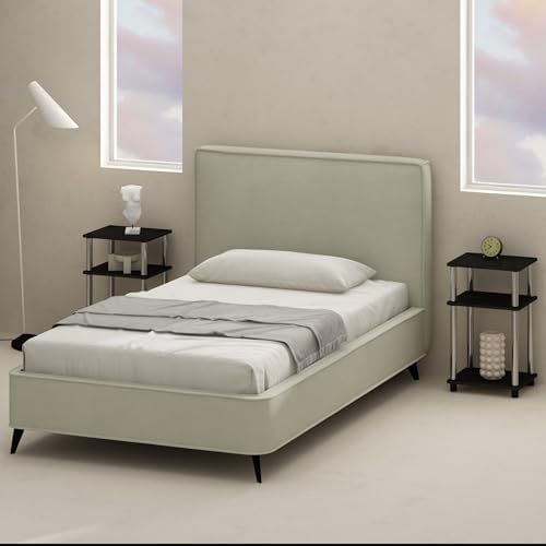 Furinno JUST Set of 2 Toolless 3-Tier Night Stand, Americano - Image 2