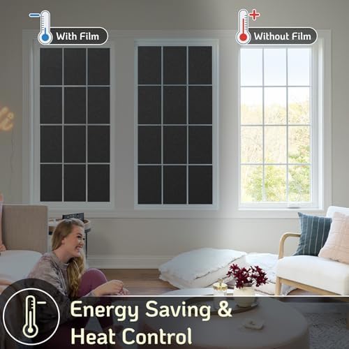 LUTE Blackout Window Film, Window Tint for Home Privacy, 23.6" x 78.7" - Image 5
