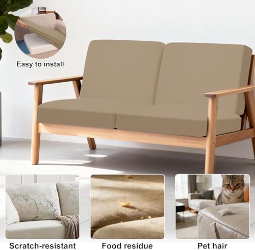 4 Pcs Outdoor Cushion Covers, Patio Sofa Cushion Covers Replacement - Image 4