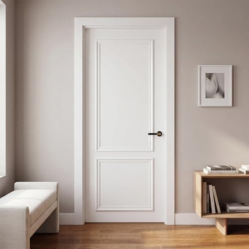 Colingmill 6 Sets Pre-Cut Wall Peel and Stick Trim Molding Wall Wainscoting Panels 3D Self Adhesive Baseboard Molding Trim for Interior Decoration Living Room Bedroom Accent (54 x 24 x 0.98 in,White) - Image 6