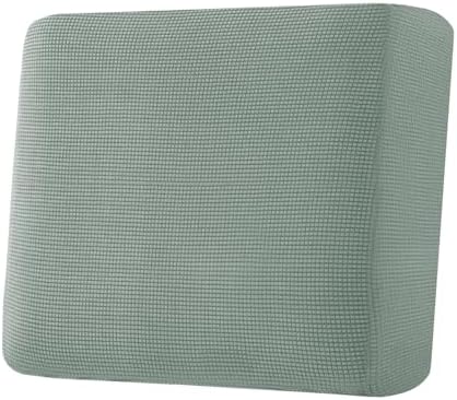 H.VERSAILTEX Super Stretch Individual Seat Cushion Covers Sofa Covers Couch Cushion Covers Slipcover Sets Thick Jacquard Textured Twill Fabric (1 Piece Chair Cushion Cover, Sage) by HVERSAILTEX
