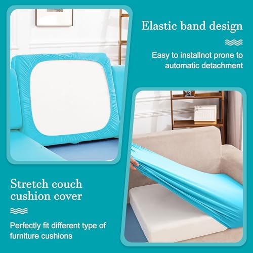 14 Pcs Outdoor Cushion Covers, Patio Sofa Cushion Covers Replacement - Image 6