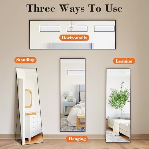 Full Length Floor Mirror 56"x15", Body Standing Mirror - Image 5