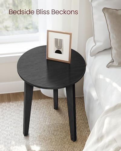 VASAGLE Side Table, 1-Tier Small Round End Table, Nightstand - Image 4